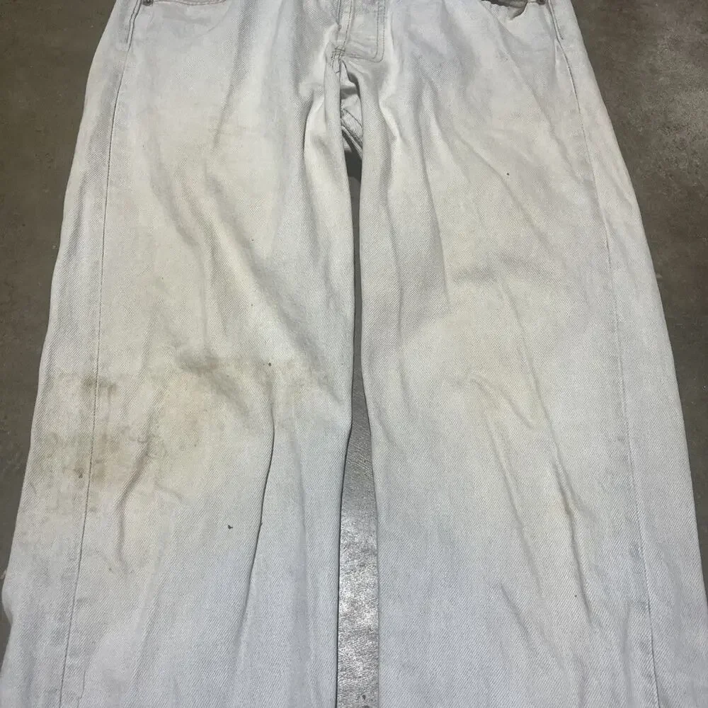 Vintage 80s Levi's 501 Light Wash Straight Leg Jeans 31x31